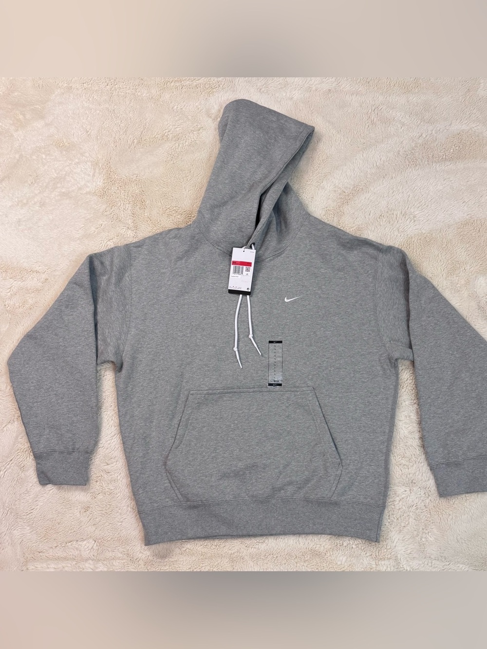 NWT Nike Men’s Gray Pullover Hoodie